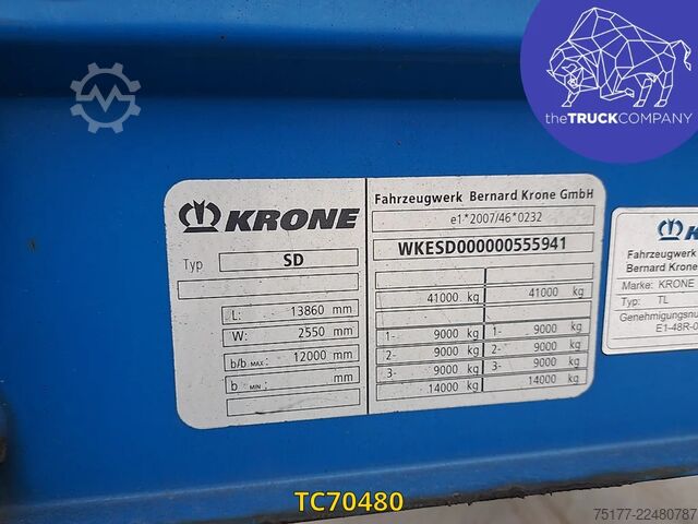 Sliding tarpaulins Krone SD
