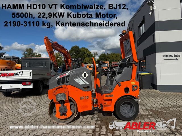 Combination roller Hamm HD10 VT Kombiwalze Stahl Gummi