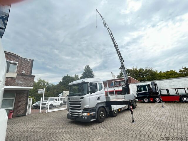 Autokran SCANIA R410+Fassi F545 Kran 6+6 Aus.+JIB + Seilwinde