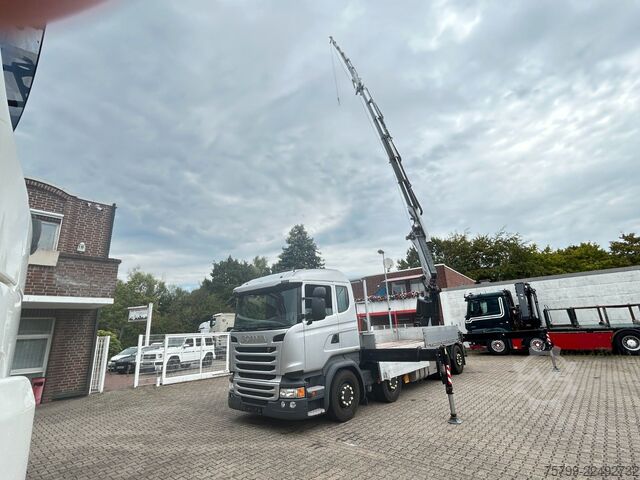 Autokran SCANIA R410+Fassi F545 Kran 6+6 Aus.+JIB + Seilwinde