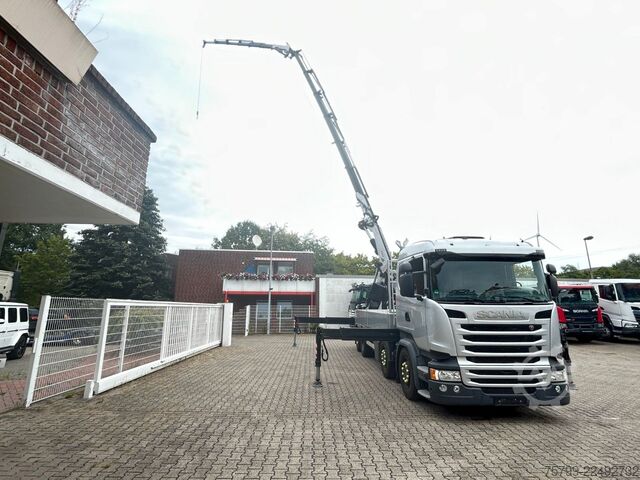 Autokran SCANIA R410+Fassi F545 Kran 6+6 Aus.+JIB + Seilwinde