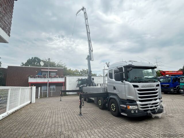 Autokran SCANIA R410+Fassi F545 Kran 6+6 Aus.+JIB + Seilwinde