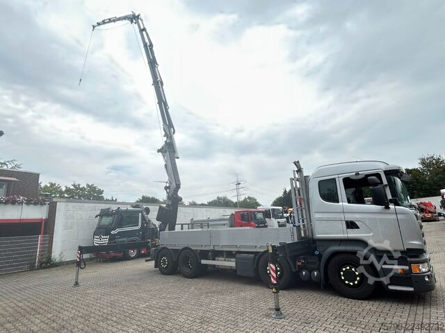 Autokran SCANIA R410+Fassi F545 Kran 6+6 Aus.+JIB + Seilwinde