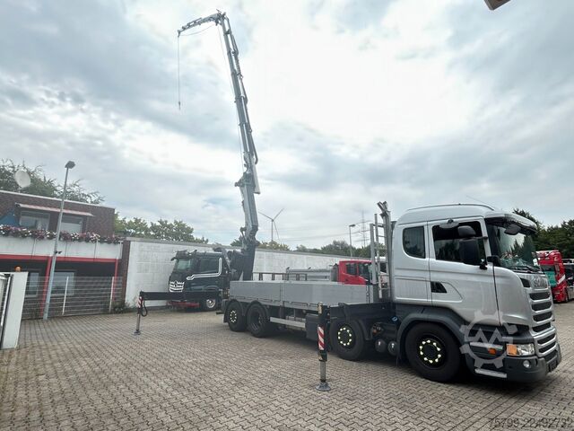 Autokran SCANIA R410+Fassi F545 Kran 6+6 Aus.+JIB + Seilwinde
