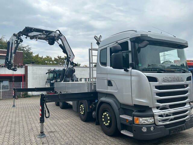 Autokran SCANIA R410+Fassi F545 Kran 6+6 Aus.+JIB + Seilwinde