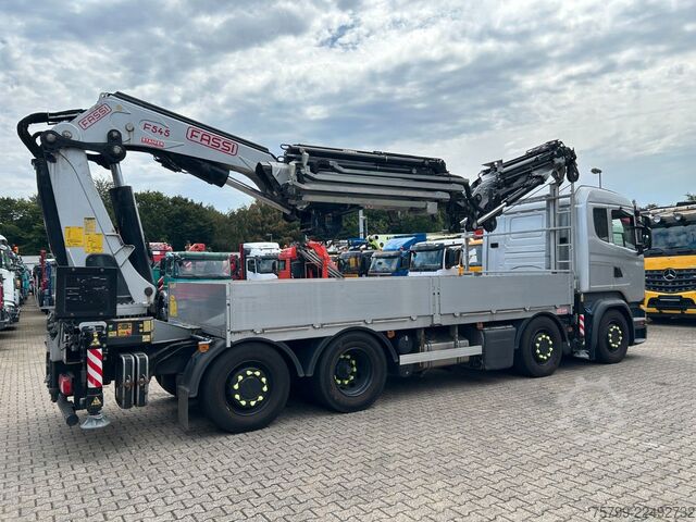 Autokran SCANIA R410+Fassi F545 Kran 6+6 Aus.+JIB + Seilwinde