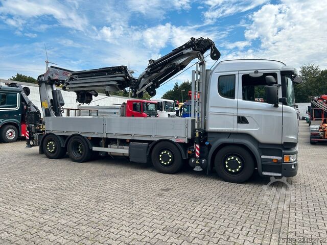 Autokran SCANIA R410+Fassi F545 Kran 6+6 Aus.+JIB + Seilwinde