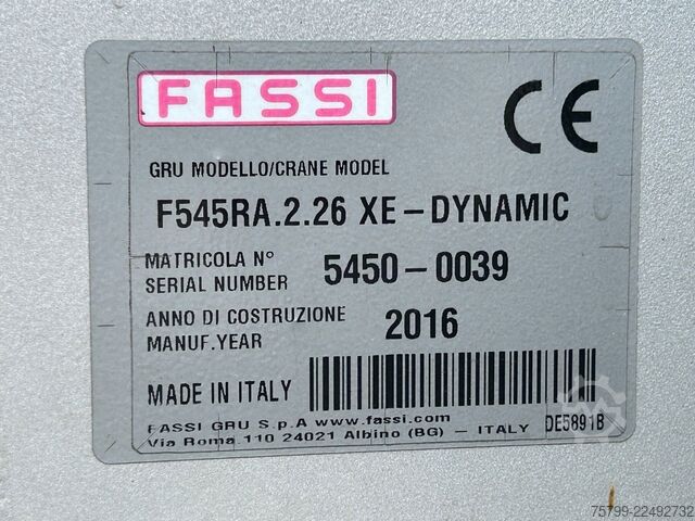 Autokran SCANIA R410+Fassi F545 Kran 6+6 Aus.+JIB + Seilwinde