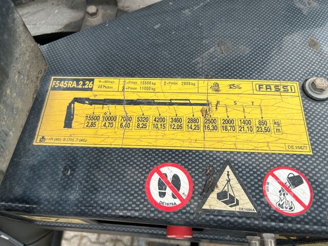 Autokran SCANIA R410+Fassi F545 Kran 6+6 Aus.+JIB + Seilwinde