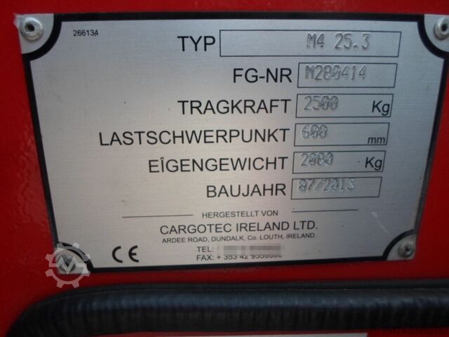 Gabelstapler MOFFETT M 4 25.3/ 880 Std. ALLRAD !!