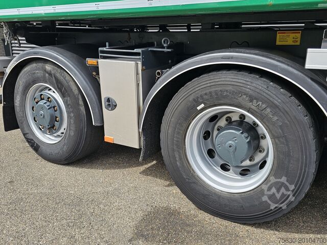 Tipper with crane DAF TATRA 6X6 / T158/II  / 2 SIDE TIPPER - HMF Z CRANE