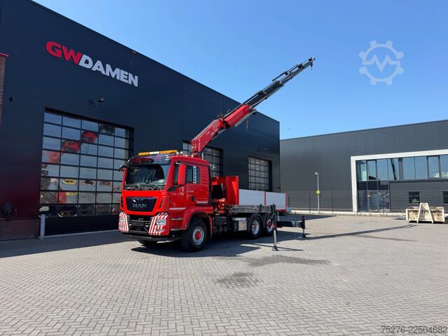 Crane truck MAN TGS 28.500 6x4H-4 Trekker/bakwagen Fassi F365 E...