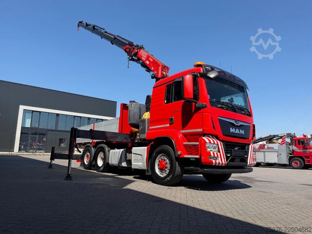 Crane truck MAN TGS 28.500 6x4H-4 Trekker/bakwagen Fassi F365 E...