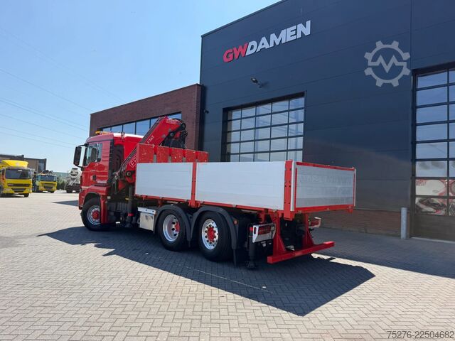 Crane truck MAN TGS 28.500 6x4H-4 Trekker/bakwagen Fassi F365 E...