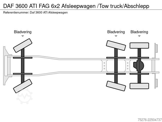 Recovery vehicle DAF 3600 ATI FAG 6x2 Afsleepwagen /Tow truck/Abschlepp