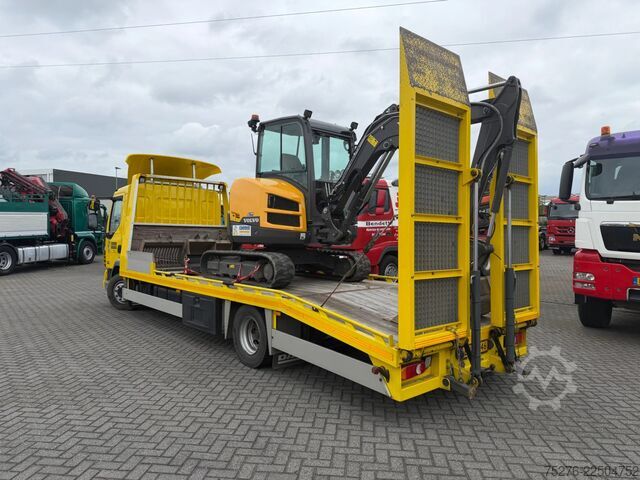 Car carrier van DAF LF 45 Machinetransporter Hydraulic ramps 48.000 km