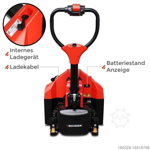 Hochhubwagen SCHORR RR15NHE3 Elektrohubwagen Hubwagen