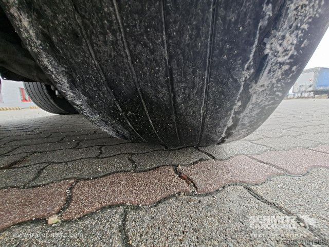 Auflieger mit Pritsche & Plane Krone Curtainsider Mega