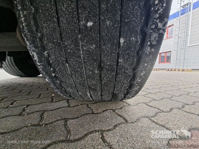 Auflieger mit Pritsche & Plane Krone Curtainsider Mega