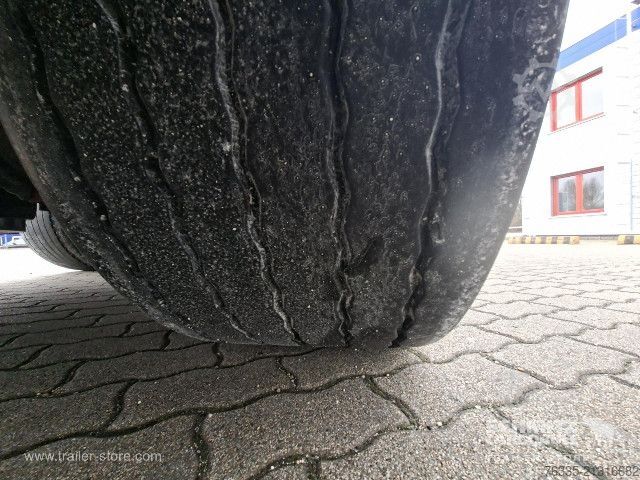 Auflieger mit Pritsche & Plane Krone Curtainsider Mega