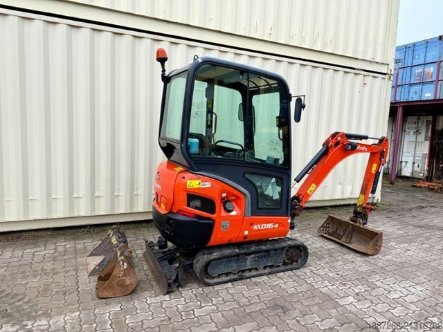 Minibagger KUBOTA KX016-4 / 2020 BJ / 1.109 Stunden / 3 x Löffel