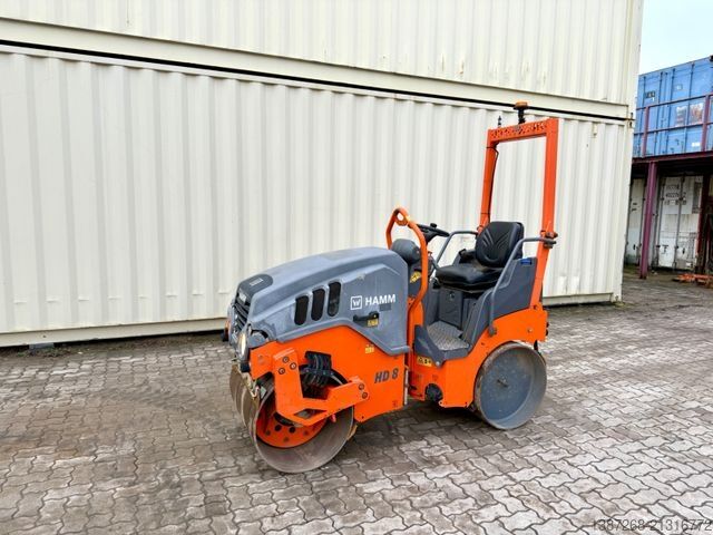 Single drum roller HAMM HD8VV / 2016 BJ / 773 H / 1.580 KG