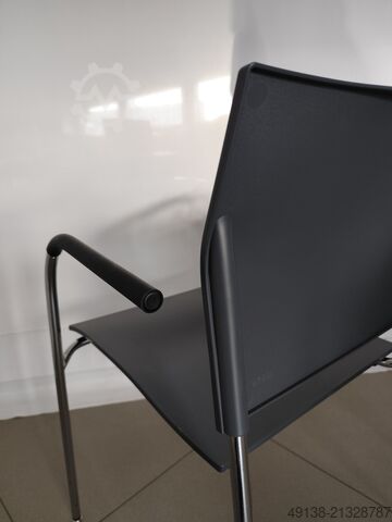 Bürostuhl Design - Stahlrohrstuhl für Objektbereich THONET S 360 F - DELPHIN DESIGN