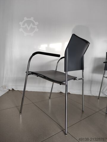 Bürostuhl Design - Stahlrohrstuhl für Objektbereich THONET S 360 F - DELPHIN DESIGN