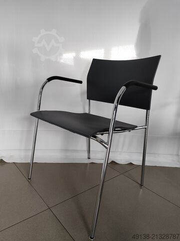 Bürostuhl Design - Stahlrohrstuhl für Objektbereich THONET S 360 F - DELPHIN DESIGN