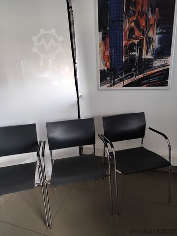 Bürostuhl Design - Stahlrohrstuhl für Objektbereich THONET S 360 F - DELPHIN DESIGN