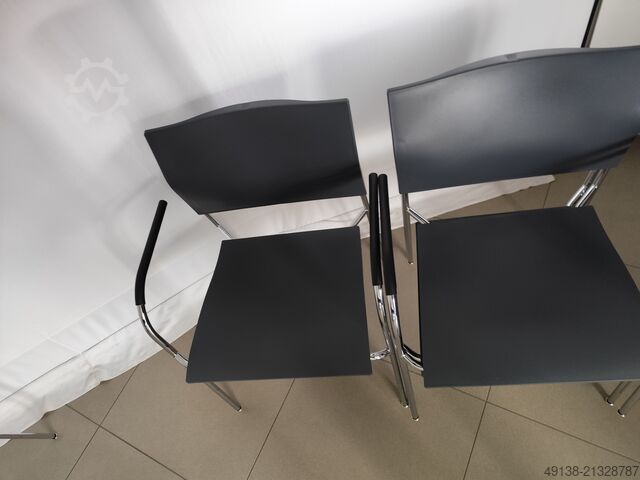Bürostuhl Design - Stahlrohrstuhl für Objektbereich THONET S 360 F - DELPHIN DESIGN