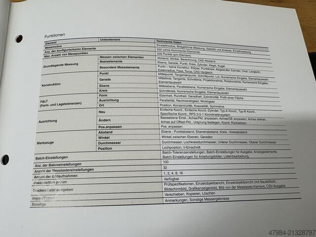 3-D Koordinatenmessmaschine KEYENCE XM - T 1000