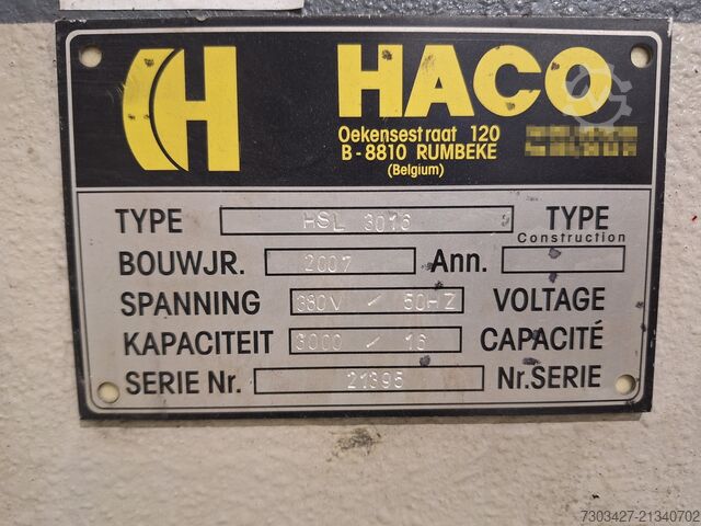 Tafelschere HACO HSL 3016 HACO HSL 3016