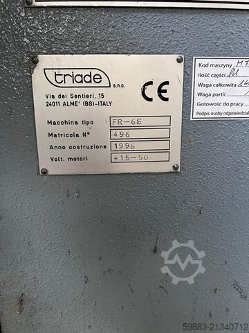 Woodturning machine / lathe TRIADE FR6S