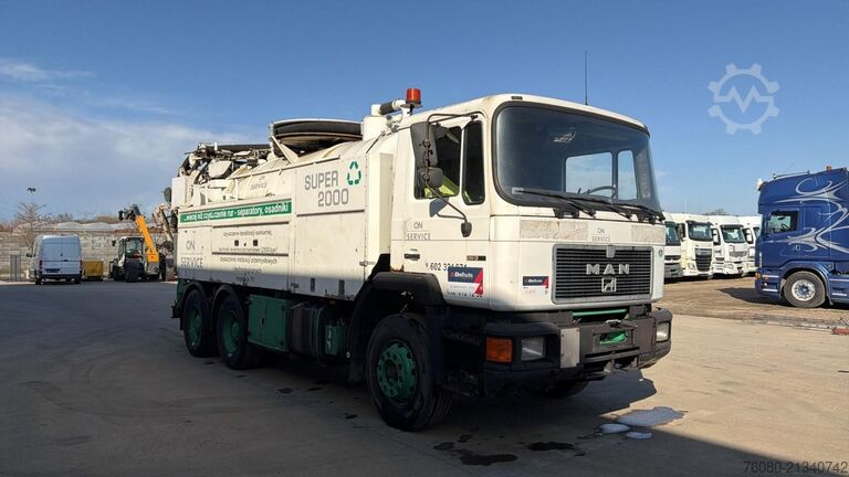 Vacuum truck MAN 26.322 (13500 L / 6X4 / POMPE MANUELLE / MANUAL...