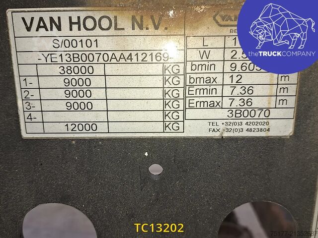 Container transportation Vanhool 