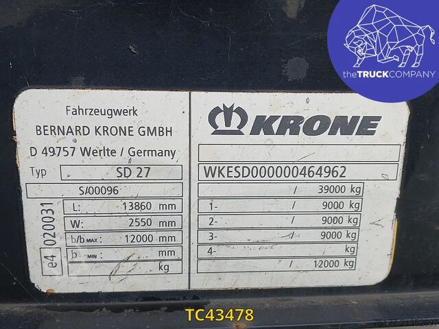 Sliding tarpaulins Krone 