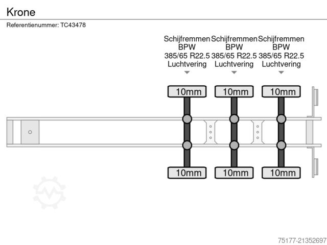 Sliding tarpaulins Krone 
