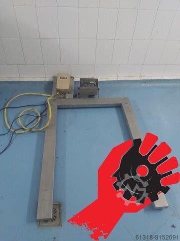 Stainless steel floor weighing scale Ravas RWB ND CE