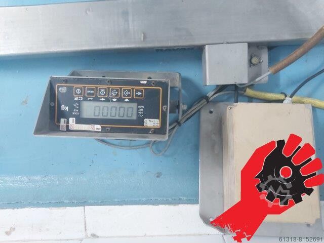 Stainless steel floor weighing scale Ravas RWB ND CE