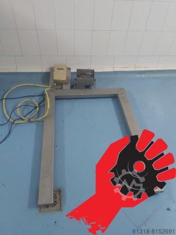 Stainless steel floor weighing scale Ravas RWB ND CE