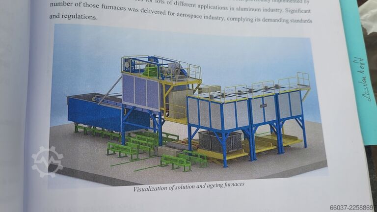 Aluminum furnace system Seco/Wawick SDBF-24.16.30/600E