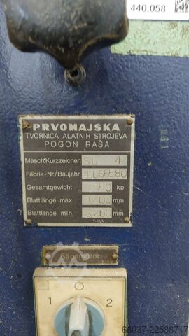 Band saw Prvomajska SU 4