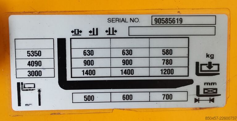 Palettenstapler Jungheinrich EJC 214 5.35m/ Li-Ion/ 1025h