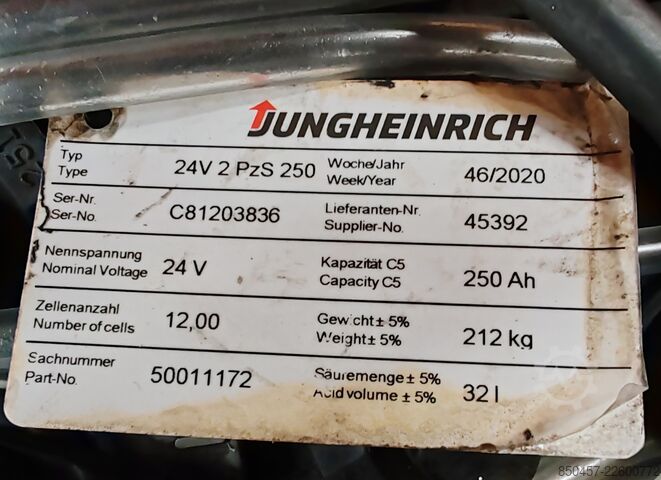 Elektrische Niederhubwagen Jungheinrich EJE 116 1.6t/ 990h/ 250ah