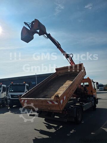 Kipper LKW MERCEDES-BENZ Atego 1218 / Kipper+Kran / load 5,2ton / E3