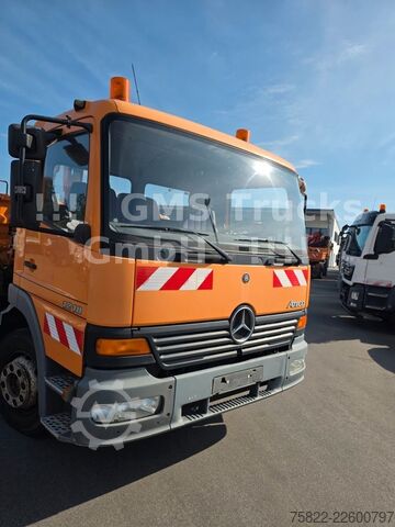 Kipper LKW MERCEDES-BENZ Atego 1218 / Kipper+Kran / load 5,2ton / E3