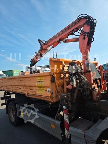 Kipper LKW MERCEDES-BENZ Atego 1218 / Kipper+Kran / load 5,2ton / E3