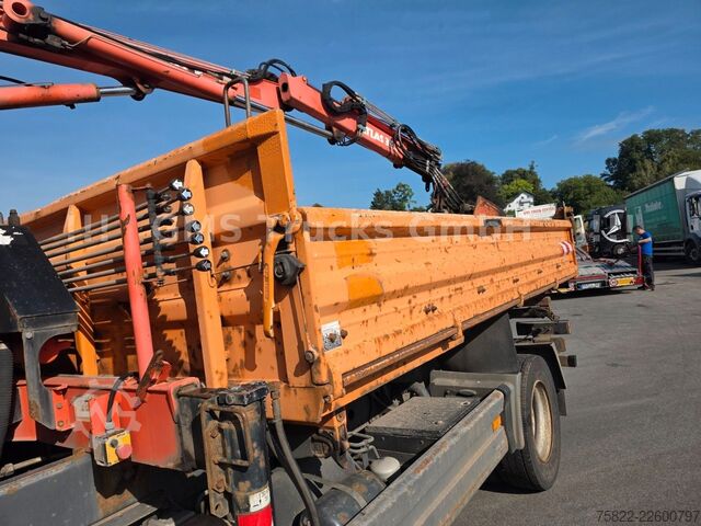 Kipper LKW MERCEDES-BENZ Atego 1218 / Kipper+Kran / load 5,2ton / E3
