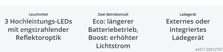 LED-Handscheinwerfer Eaton W 270.34 LED Upgrade